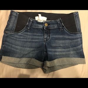 Isabel Maternity Denim Shorts, Size 00
